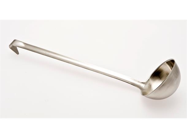 Øse helsveiset 25cl Ø:100/L skaft:370mm Solid utførelse i 18/10 rustfritt stål